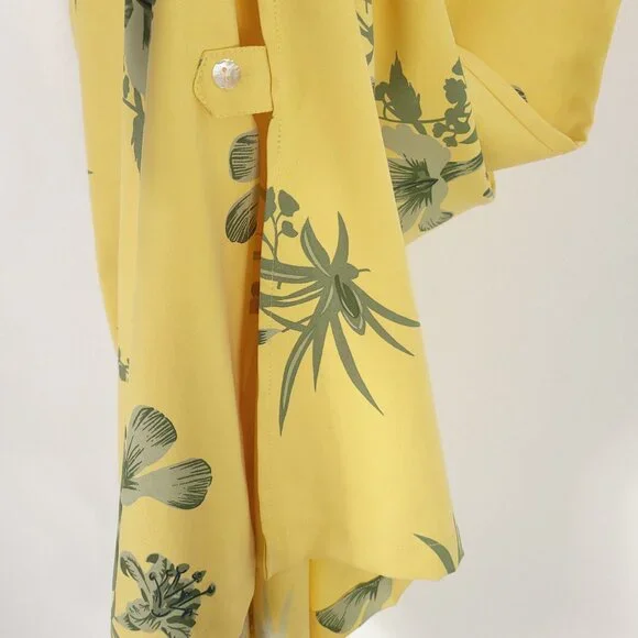 Vintage Silk Tropical Pattern Maxi Dress - Picture 3 of 8